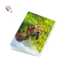 دفتر 50 برگ تک خط فنری مجلد طرح بچه زرنگ طرفه کد 4