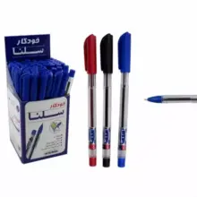 خودکار آبی بدنه کریستال نوک 0.7 سلنا