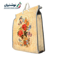 ساک سه بعدی بزرگ مخمل پورش آستر دار طرفه کد 3