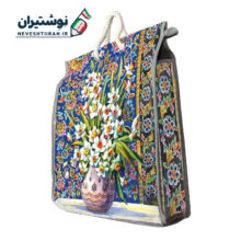 ساک سه بعدی بزرگ مخمل پورش آستر دار طرفه کد 7