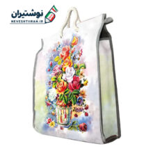 ساک سه بعدی بزرگ مخمل پورش آستر دار طرفه کد 4