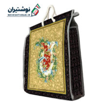 ساک سه بعدی بزرگ مخمل پورش آستر دار طرفه کد 6