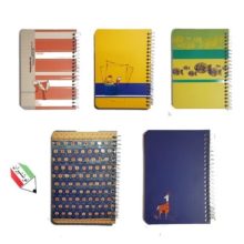 دفترچه یادداشت 80 برگ تک خط فنری سایز 13*8 زانیس 68146